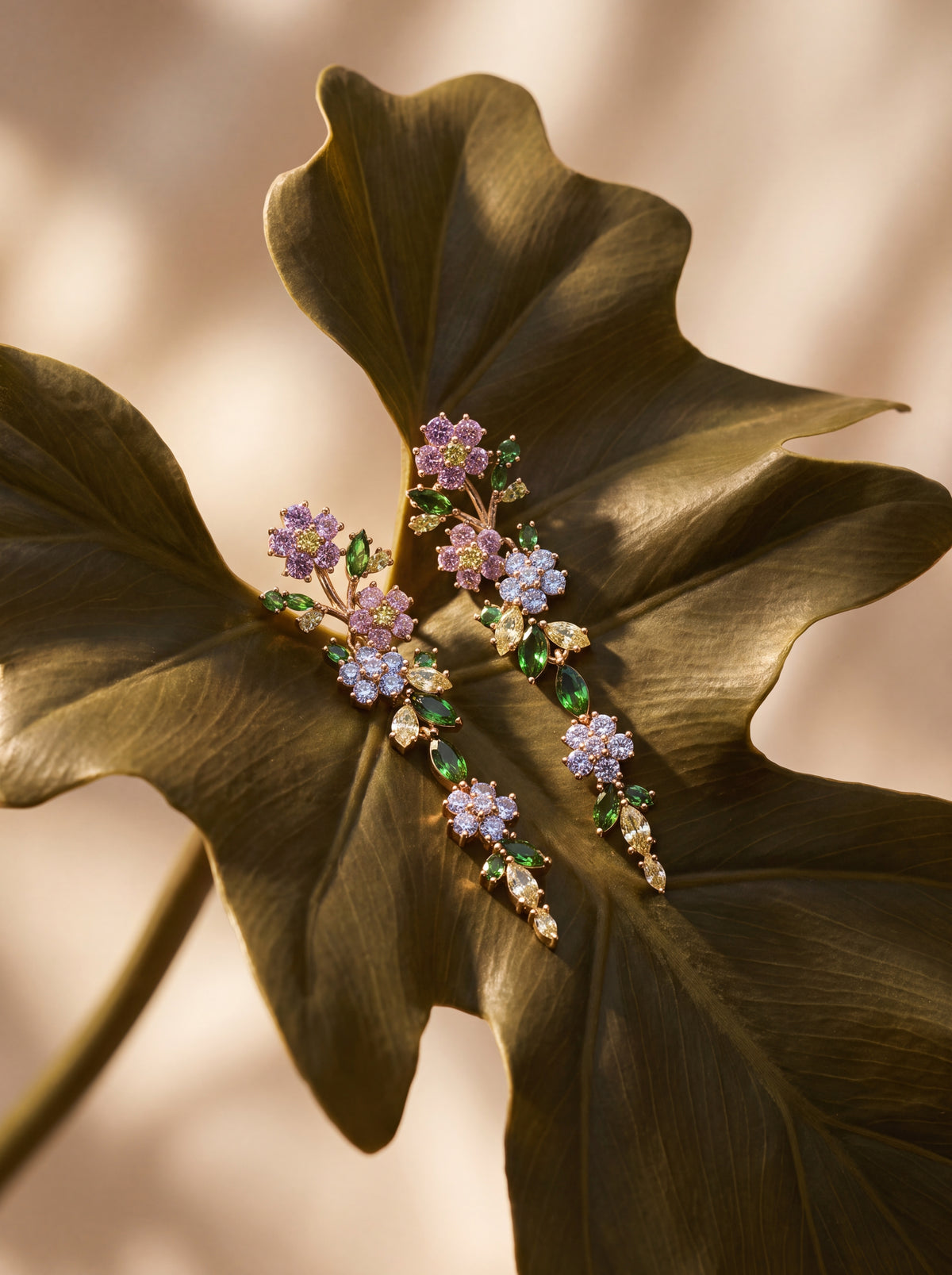 Florielle Floral Drop Earrings