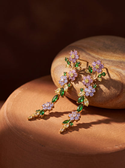 Florielle Floral Drop Earrings