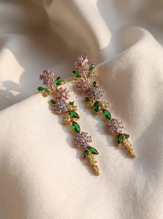 Florielle Floral Drop Earrings