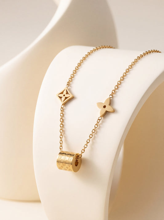 Luxe Barrel Necklace