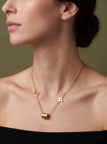 Luxe Barrel Necklace