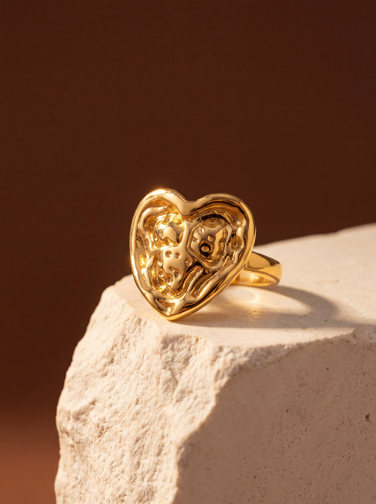 Heart Of Gold Ring