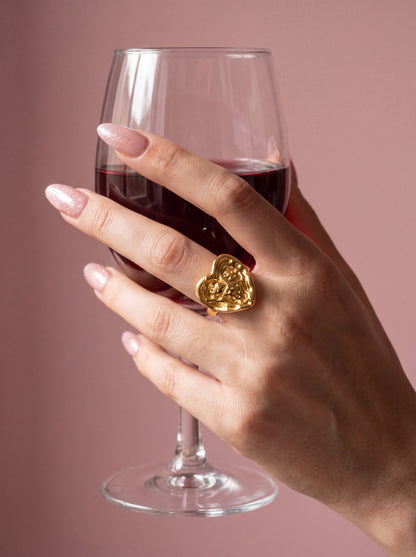 Heart Of Gold Ring