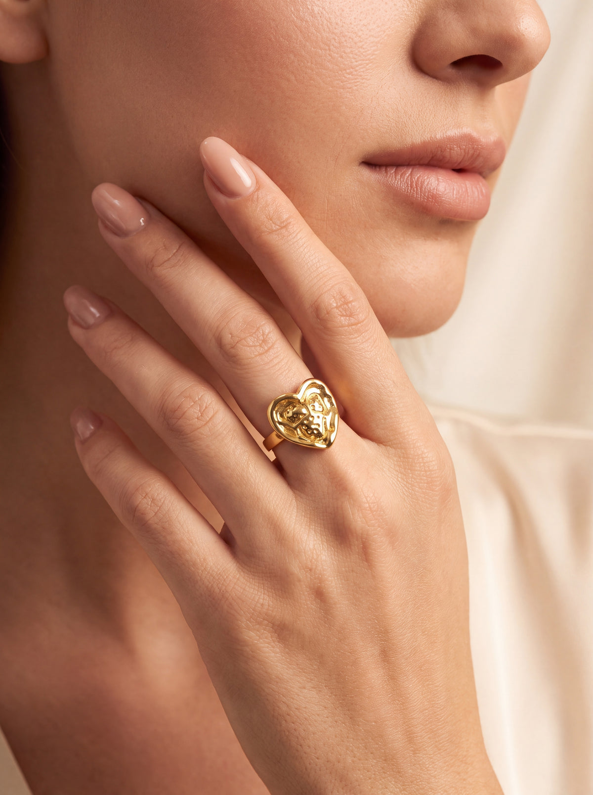 Heart Of Gold Ring