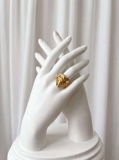 Heart Of Gold Ring