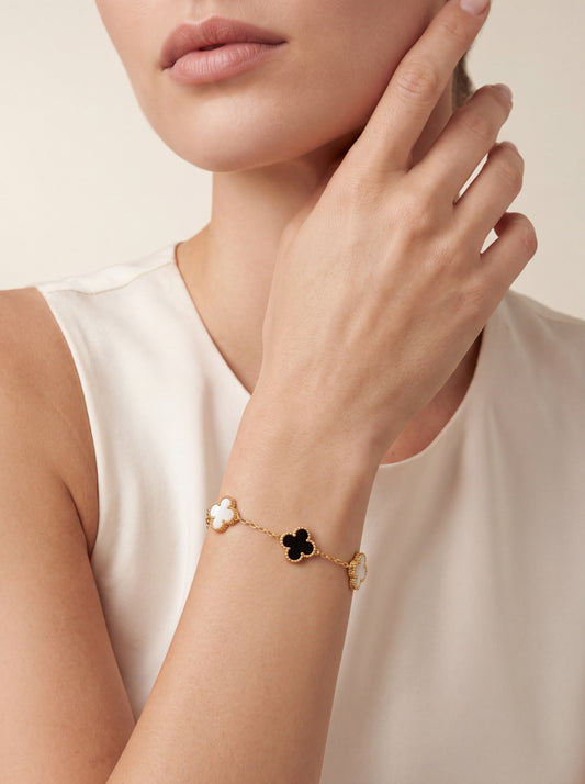 Noire Clover Bracelet