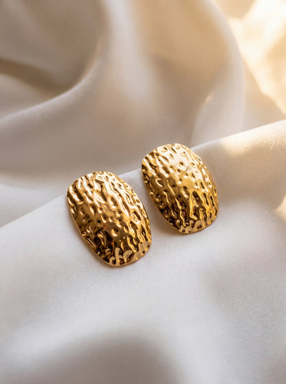 Solstice Gold Studs