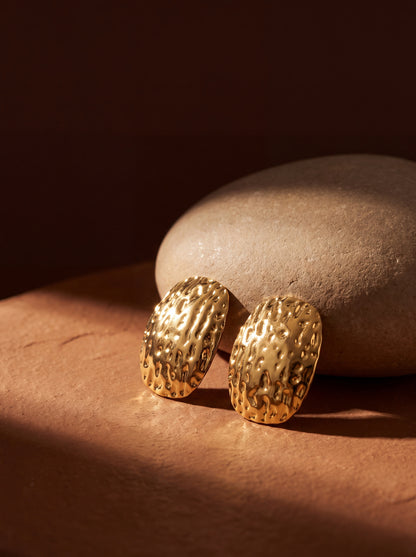 Solstice Gold Studs